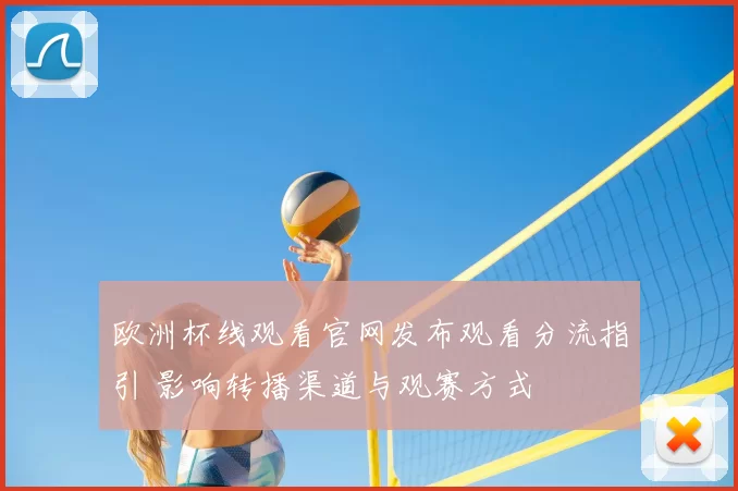 欧洲杯线观看官网发布观看分流指引 影响转播渠道与观赛方式